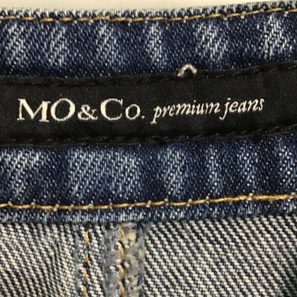 MO & Co Denim Maxi Skirt Size S/M - Picture 5 of 12
